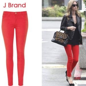 J brand red pants xs